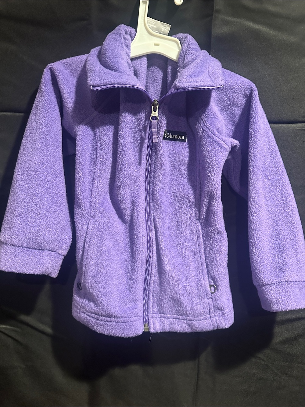 Columbia Kids Lavender Purple Fleece Full-Zip Jacket